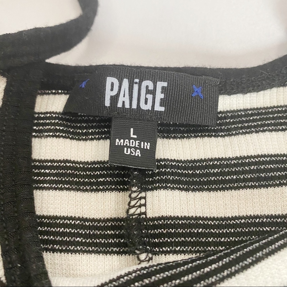 PAIGE metallic stripe bodysuit - Picture 8 of 8